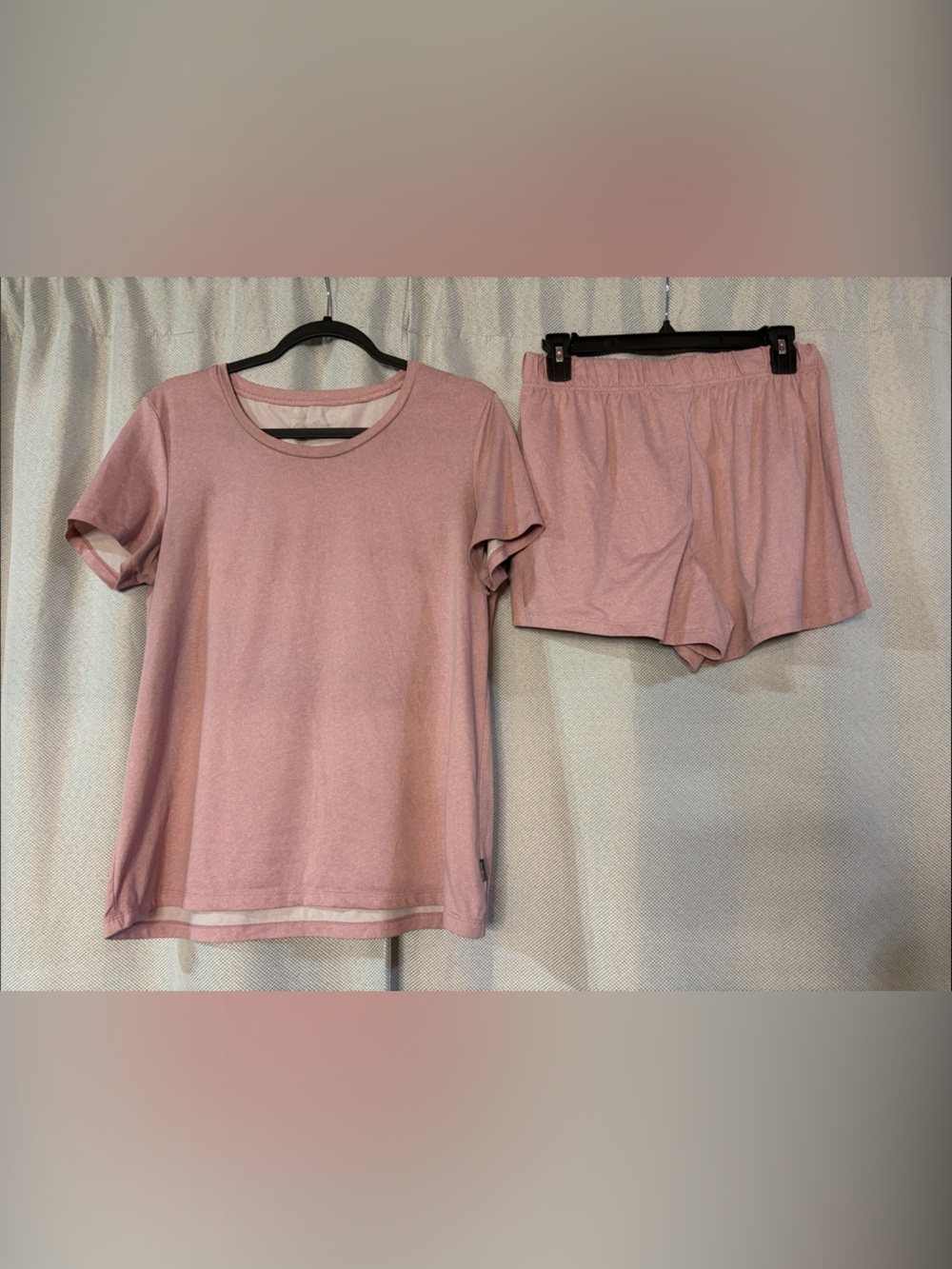 Eddie Bauer Pink Short Sleeve Pajama Set